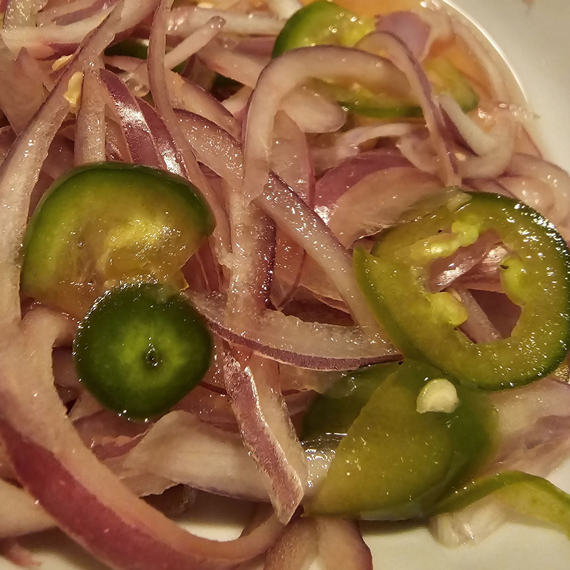 Fresh Pickled Onions & Jalapeños